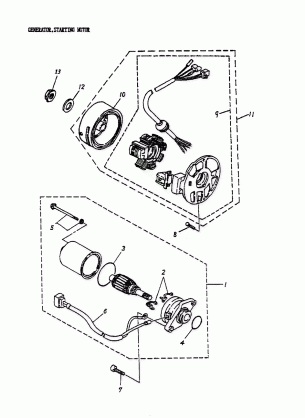 04- Generator Starting Motor 170a-12