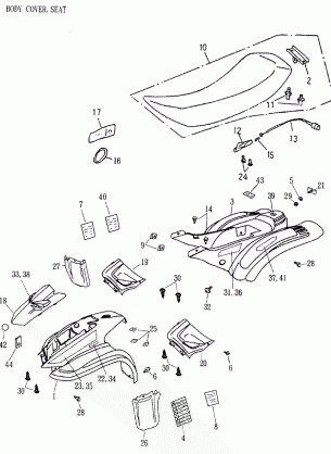 09- Body Cover Seat 172a-18