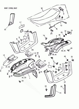 09- Body Cover Seat 170-15