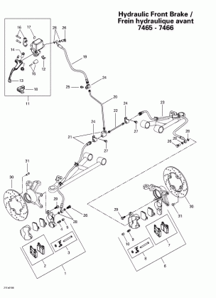 06- Hydraulic Front Brake (7465 - 7466)