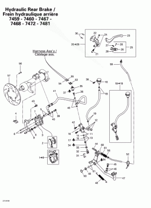 06- Hydraulic Rear Brake (7459 - 7460 - 7467 - 7468 - 7472 - 7481)