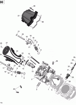 01- Cylinder Head Front - 1000R EFI