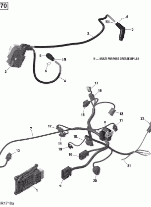 10- Engine Harness and Electronic Module - 570 EFI (Renegade)