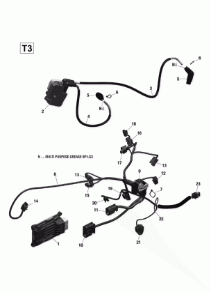 10- Engine Harness And Electronic Module (T3)