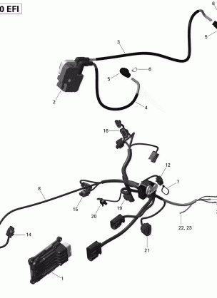 10- Engine Harness And Electronic Module Outlander XMR_51R1504