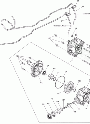 08- Drive System Rear Differential_13T1503b