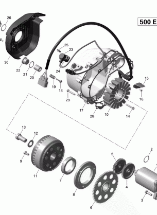 03- Magneto And Electric Starter Outlander_04R1502