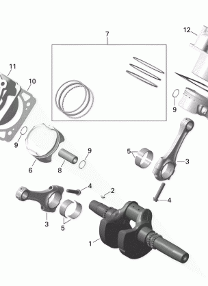 01- Crankshaft Piston And Cylinder _02R1515