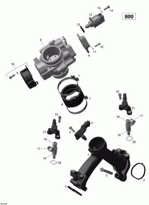 02- Air Intake Manifold And Throttle Body _18R1505