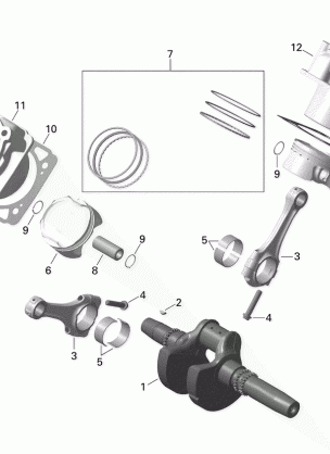 01- Crankshaft Piston And Cylinder _02R1506