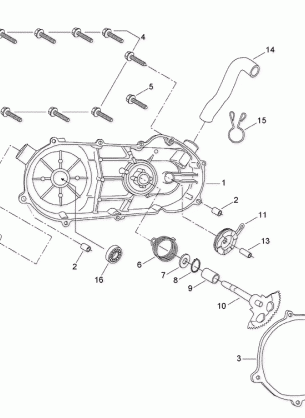 05- CVT Cover And Kick Stater