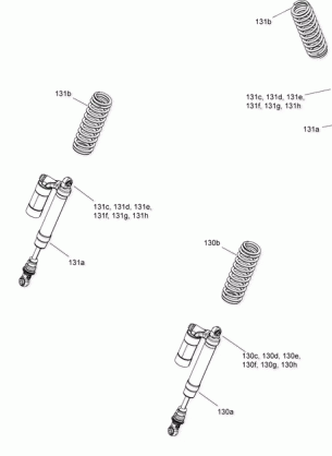 07- Shocks G2 Outlander Max - XTP & Non Max 1000R850 - XTP