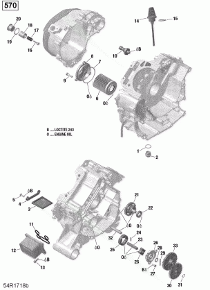 01- Engine Lubrication - 570 EFI (Package PRO)