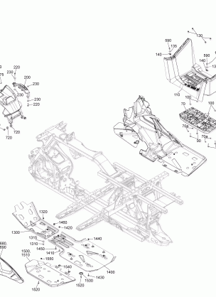 09- Body And Accessories G2 450-570 Middle Body Parts - Package Hunting