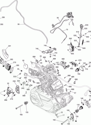 01- Engine Renegade 570  - XMR