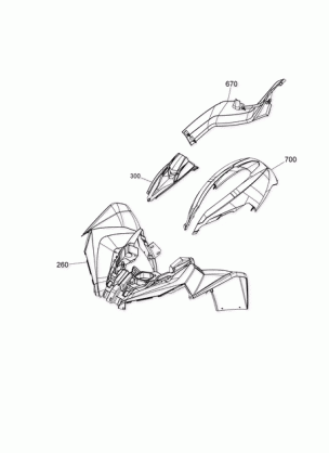 09- Fender And Central Panel Kit Renegade - Package STD