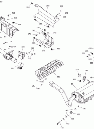 01- Exhaust System Renegade - All Models