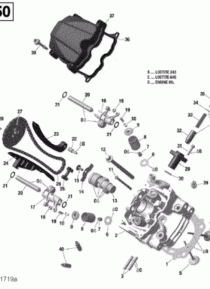 01- Cylinder Head Front - 650 EFI