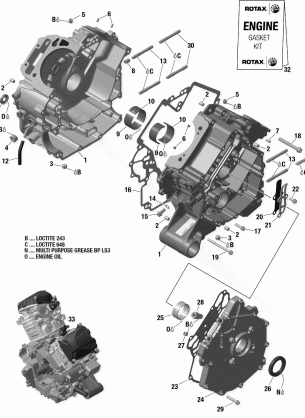 01- Crankcase New T3