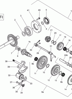 05- Gear Shift - 450 EFI