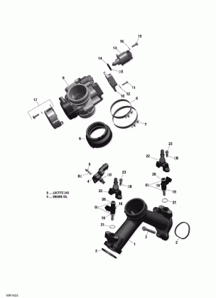 02- Air Intake Manifold And Throttle Body _18R1423