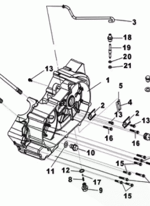 01- Left Crankcase Half