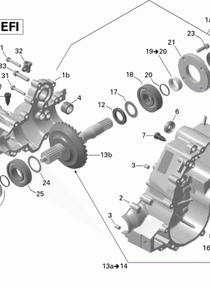 01- Gear Box Output Shaft _2VCA Model