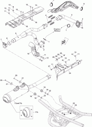 01- Exhaust System 500 EFI