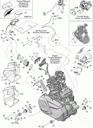 01- Engine 1 800R EFI