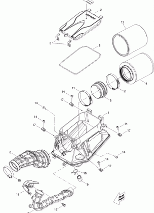 02- Air Intake Silencer