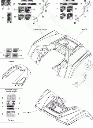 09- Fender And Central Panel Kit STD