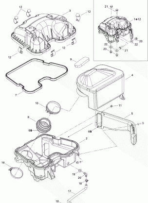 02- Air Intake Silencer 800R