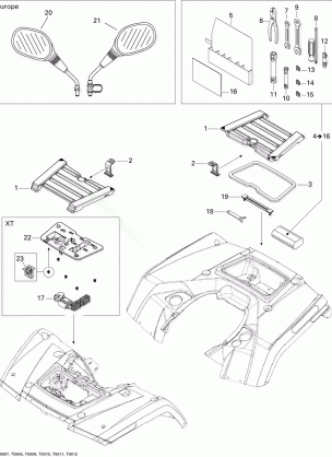 09- Front and Rear Trays XT