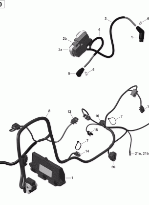 10- Engine Harness and Electronic Module - 1000 EFI