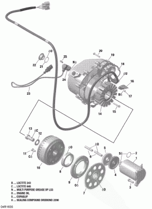 03- Magneto And Electric Starter - HD10