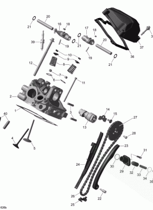 01- Cylinder Head Rear - Turbo