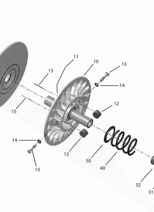 05- Transmission Driven Pulley - Turbo