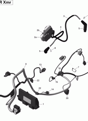 10- Engine Harness and Electronic Module - 1000R EFI