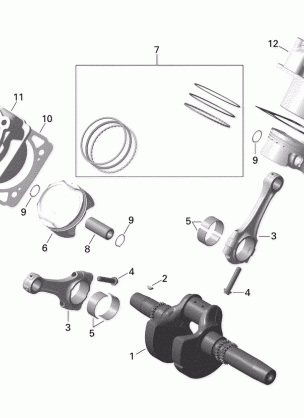 01- Crankshaft Piston And Cylinder _02R1510