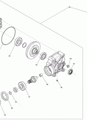 08- Drive System Rear _Differential_13C1502b