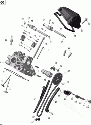 01- Cylinder Head Rear _03R1509b