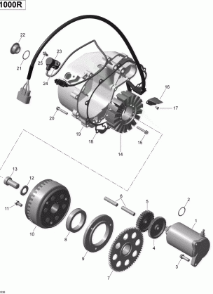 03- Magneto And Electric Starter Turbo _04R1536