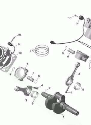 01- Crankshaft Piston And Cylinder Turbo _02R1536