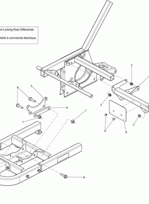 09- Frame - With Locking Rear Differential_30C1402a