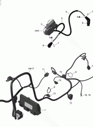 10- Engine Harness And Electronic Module