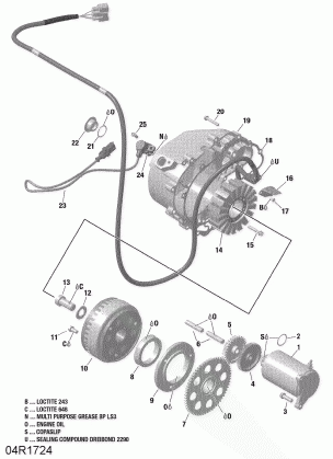 03- Magneto And Electric Starter - HD10