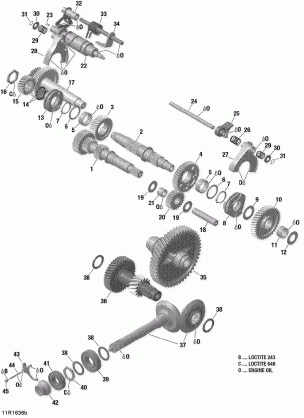 05- Gear Box Components - Without Lockable Rear Differential