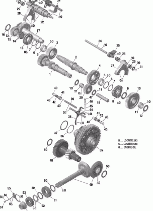 05- Gear Box Components - With Lockable Rear Differential