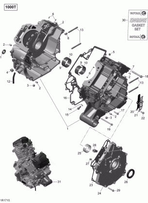 01- Crankcase - Turbo