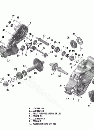 01- Gear Box Output Shaft - GBPS - Maverick Turbo-Maverick MAX Turbo